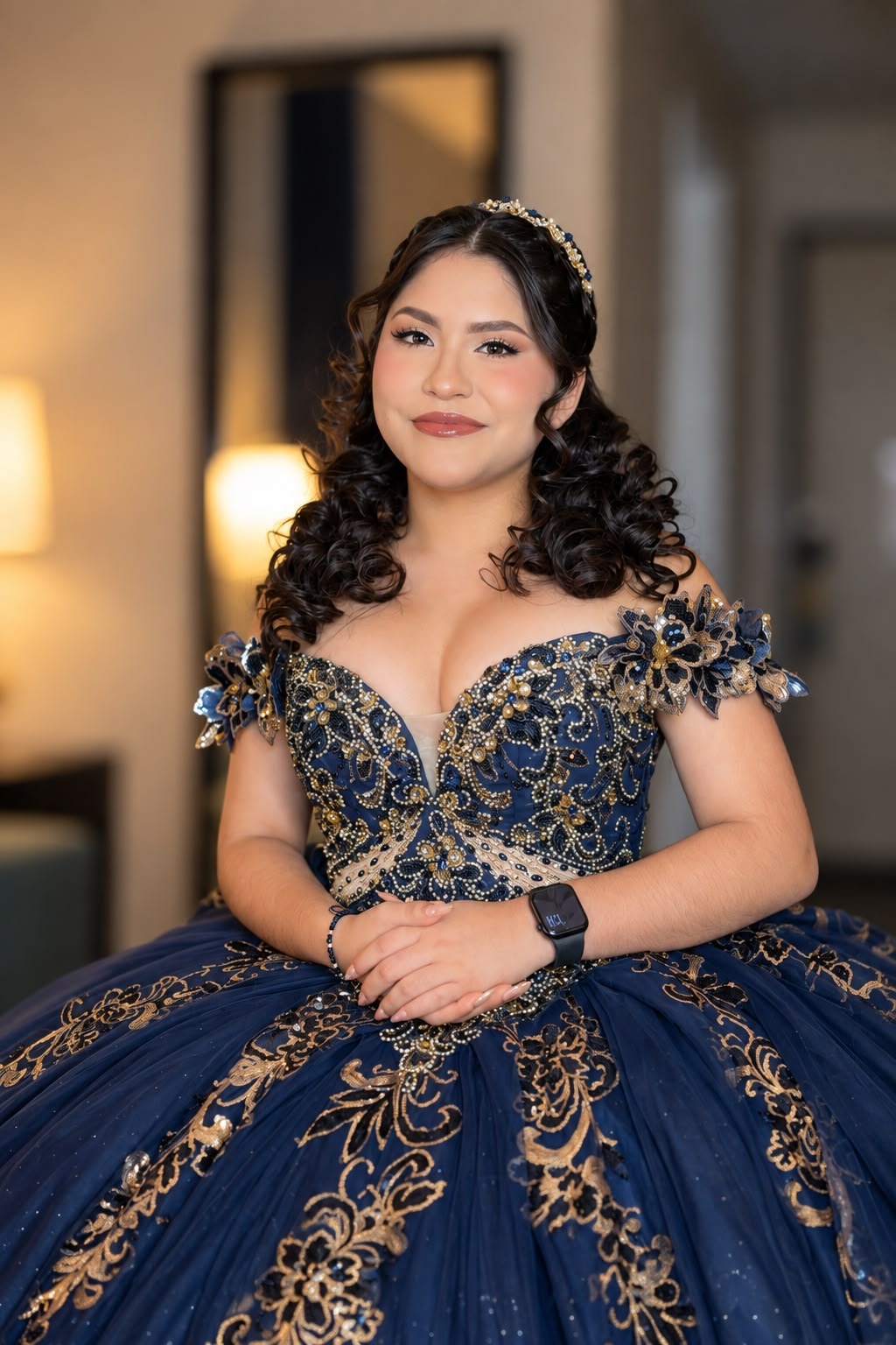 Quinceañeras: maquillaje y peinado, look 5